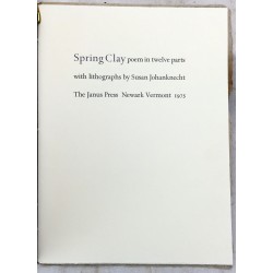 Spring clay : poem in twelve parts